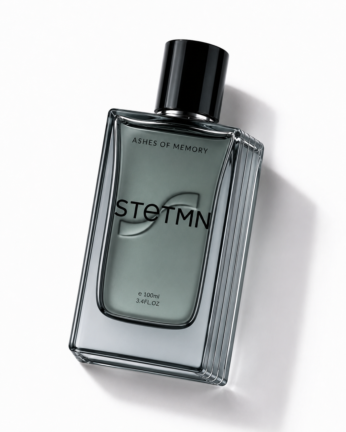 Ashes of Memory Eau de Toilette 100ml bottle by STETMN London on a white background