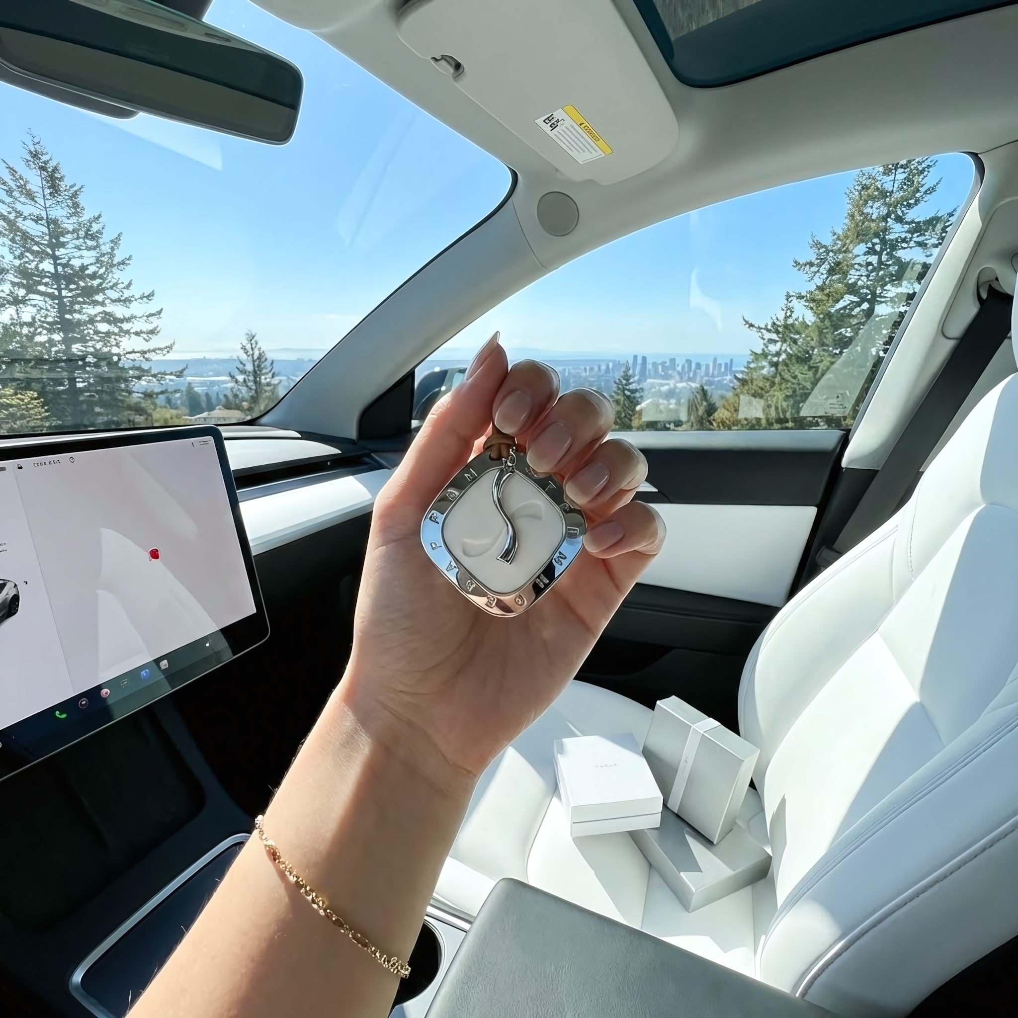 STETMN Car Air Freshener - Elegant Design with Scent Tablets