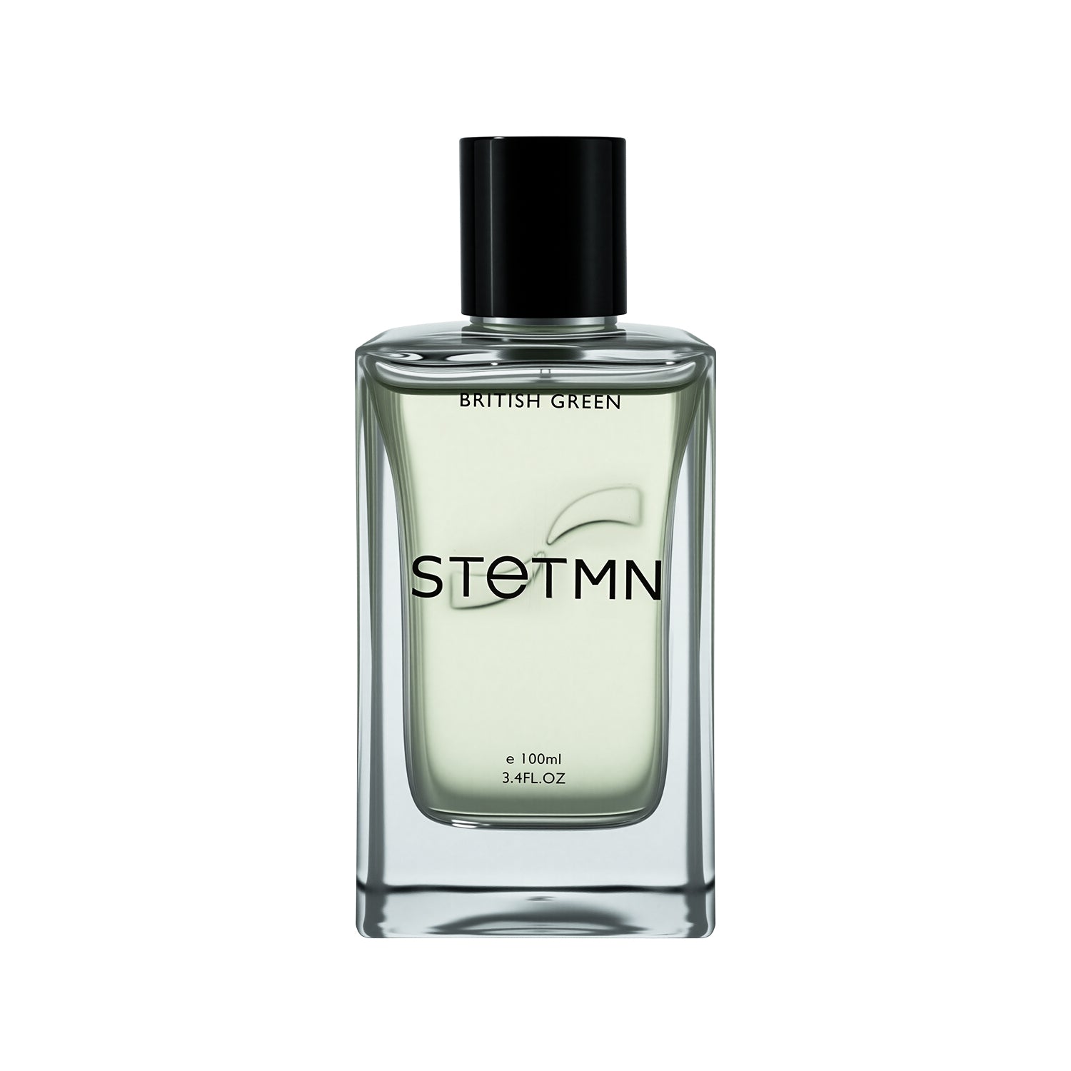 British Green EDT perfume bottle - STETMN London fresh herbal fragrance inspired by British countryside